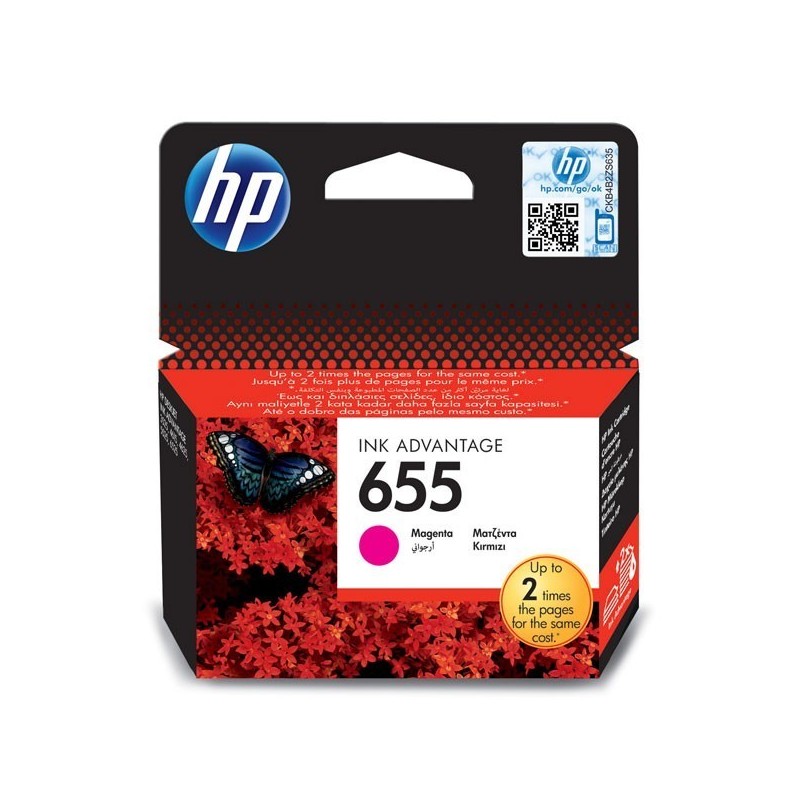 Cartus HP 655 CZ111AE ORIGINAL, Magenta