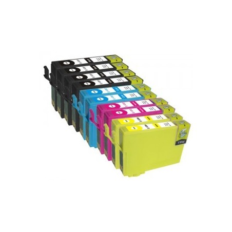 Set 10 cartuse compatibile Epson T1281/T1282/T1283/T1284
