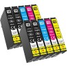 Set 10 Cartuse compatibile Epson 16XL, T1635 T1631 + T1632 + T1633 + T1634