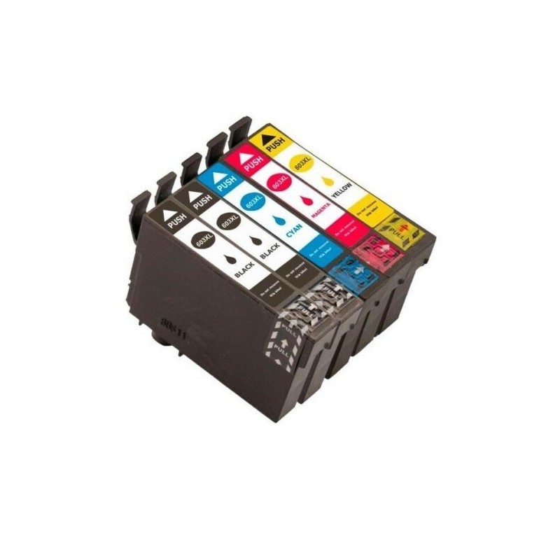 Set 5 cartuse compatibile Epson 603XL.