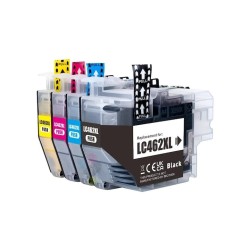 Set 4 cartuse compatibile Brother LC462XL