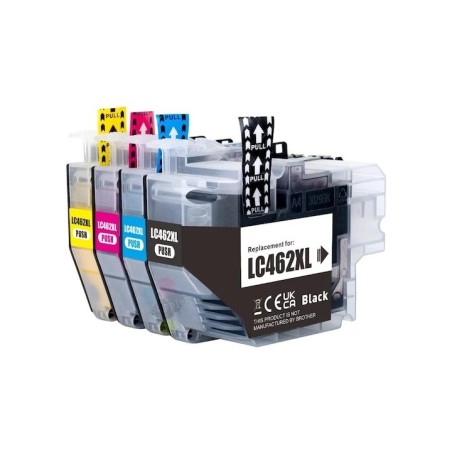 Set 4 cartuse compatibile Brother LC462XL