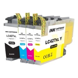 Set 4 cartuse compatibile Brother LC427XL