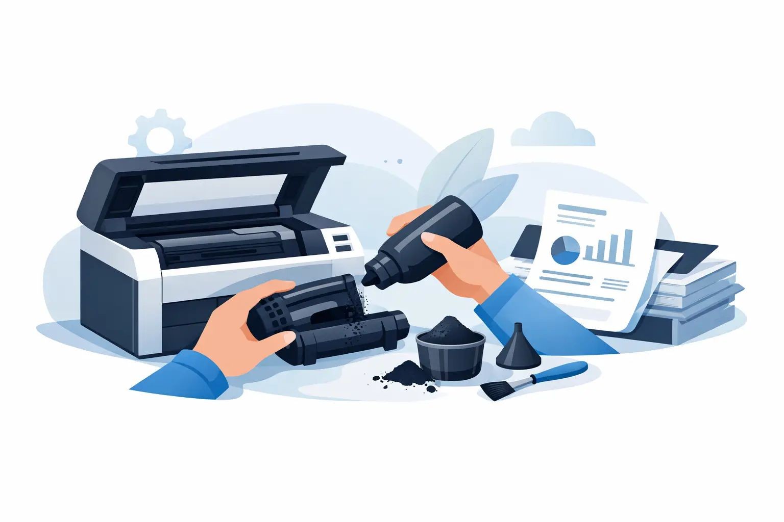 Ce înseamnă toner refill